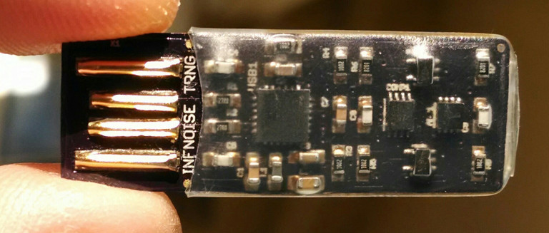 The TRNG I carry around Infnoise TRNG I carry